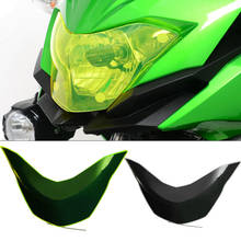 Motorcycle Headlamp Shield ABS Headlight Screen Protection Cover For kawasaki versys x 300 VERSYS X-300 Versys x300 accessories 2024 - buy cheap