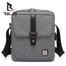 REJS-Bolso de hombro informal para hombre, bandolera antirrobo con carga externa Usb, de negocios, para viaje 2024 - compra barato