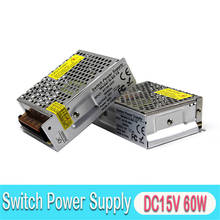 Variable Switching Power Supply 15V 4A 60W Transformer 100-240V AC To DC15V Driver For LED Strip Lighting Monitor CCTV DIY 2024 - buy cheap