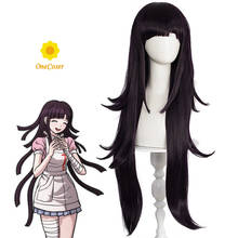 Anime Danganronpa Mikan Tsumiki Cosplay Dark Purple Long Wig Synthetic Hair Dangan Ronpa + Free Wig Cap Party Role Play Girls 2024 - buy cheap