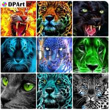 Diamond Painting 5D Full Square/Round Drill Colorful Fractal Animals Daimond Embroidery Painting DIY Cross Stitch Mosaic M1047 2024 - buy cheap