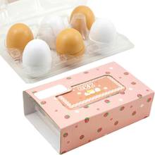 6 шт деревянные Имитационные яйца желток еда дети ролевые игры кухня кулинарная игрушка 2024 - купить недорого
