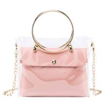 Women Luxury Jelly Transparent Shoulder Bag Versatile Tote Outdoor Ladies Bag Handbag Messenger Shoulder Bags Sac A Main #YJ 2024 - buy cheap