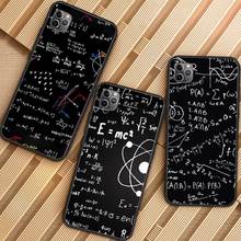 Чехол для телефона с физической химической математикой для iPhone 11 12 pro MINI XS MAX 8 7 6 6S Plus X 5S SE 2020 XR 2024 - купить недорого