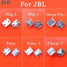 Jcd 2 peças para jbl charge flip 3 2, alto-falante bluetooth fêmea 5 pinos conector de porta de carregamento micro usb 2024 - compre barato