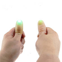 1 Pair Novelty LED Light Flashing Fingers Magic Trick Props Kids Amazing Glow Toys For Children Luminous Gifts Decoration 2024 - купить недорого