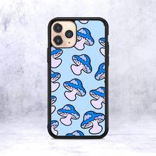 Blue Shrooms Pattern Phone Case for iPhone 12 mini 11 pro XS Max X XR 6 7 8 plus SE20 High quality TPU silicon cover 2024 - buy cheap