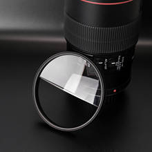 72mm Split Diopter Prism Camera Foreground Magnifying Blur Filter Film Television Split-Field Props SLR Photography Accessories 2024 - buy cheap