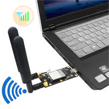 Переходник NGFF M.2 на USB 3,0 с 2 антеннами, переходник M2 Key B на USB типа A с двумя SIM-картами для 3G, 4G, Φ, WWAN, LTE модуль 2024 - купить недорого