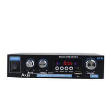 Amplificador de potência de áudio portátil ak35, hifi 2ch, alto-falante, amplificador para carro, casa, áudio, mini amplificador com controle remoto 2024 - compre barato