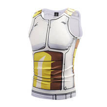 Camiseta sin mangas con estampado 3D de Vegeta para hombre y mujer, ropa sin mangas de Anime, Goku Comics, Cosplay, Tanktop XXXL, 2021 2024 - compra barato