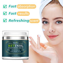 Mabox 50ml Retinol 2.5%Moisturizer Face Cream Hyaluronic Acid AntiAging Remove Wrinkle Vitamin E Collagen Smooth Whitening Cream 2024 - buy cheap