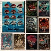 Jurassic Park Movie Posters Vintage Style Kraft Paper Prints Home Decoration home art Brand Wall Stickers 2024 - buy cheap