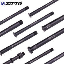 Ztto mtb bicicleta através do eixo da bicicleta de estrada eixo dianteiro cubo traseiro espetos 12mm 15mm eixo da roda eixo do cubo 15x100 12x142 12x100 12x148 15x110 2024 - compre barato