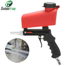 Pistola de gravidade manual portátil, 90psi, alumínio, bomba pneumática de areia, remoção de ferrugem, ferramenta de pulverização, máquina elétrica 2024 - compre barato