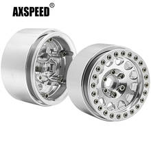 Axspeed-roda de aro de liga de alumínio axspeed, aro de 1, 2 ou 4 peças, 1, 9 polegadas, para modelos axial scx10 90046 55 d90 rc4wd 1/10 rc 2024 - compre barato