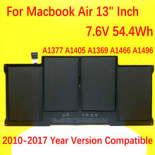 Novo original a1496 7150mah bateria do portátil para apple macbook air 13 "a1466 2013/2014/2015 a1496 md760ll/a md761ch/a 7.6v 54.4wh 2024 - compre barato