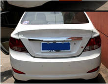 ABS Хромированная Задняя Крышка багажника Накладка для 2010-2011-2014 Hyundai VERNA/Solaris 4dr 2024 - купить недорого