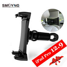 SMOYNG Tablet Car Holder For iPad Pro 12.9 Adjustable Car Headrest Stand Back Seat Bracket Mount For 4.7-13 inch Mobile Phone PC 2024 - buy cheap