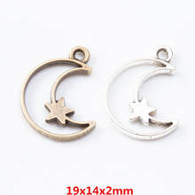 50pcs Vintage Ancient moon zinc alloy charms pendant suitable for DIY Bracelet Necklace metal jewelry accessories 7254 2024 - buy cheap