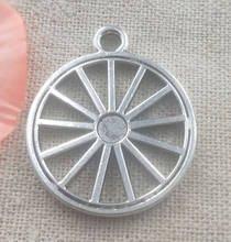 45 pcs tibetan silver wheel charms pendant 35x30mm #4965 2024 - compra barato