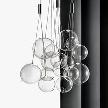 Nordic Glass bubble Pendant Lights Lighting Bar Pendant Lamp Dining Living Room Bedroom Loft Home Decor Hanging Light Fixture 2024 - buy cheap
