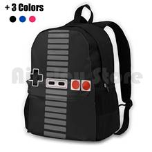 Controlador ao ar livre caminhadas mochila equitação escalada saco de esportes nintendo nes controlador jogo jogo console 2024 - compre barato