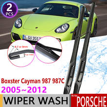Escobilla limpiaparabrisas para Porsche Boxster Cayman 987 987C 2005 ~ 2012 2006 2007 2008 2009 2010 accesorios de coche 2024 - compra barato
