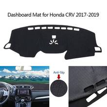 Capa do painel do carro para honda crv 2017-2019 esquerda leme anti-sujo almofada capa dupla anti-skid tapete traço placa esteira 2024 - compre barato