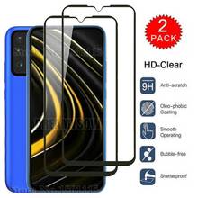 Protetor de vidro para xiaomi poco f2 pro, 2 peças vidro temperado poco m3 x3 nfc c3 redmi note 9 mi 9 10t lite, protetor de tela 2024 - compre barato