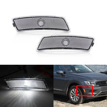 Luces de indicador lateral para coche, lámpara de señal de giro automática, lente transparente OEM, color blanco, para VW Beetle 2012-2018 Tiguan 2018, 2 uds. 2024 - compra barato