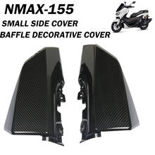 Cubierta decorativa de fibra de carbono para motocicleta, cubierta lateral pequeña de plástico, patrón para Yamaha Nmax155 Nmax 155, 2016 - 2019 2024 - compra barato