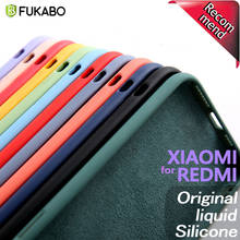 Оригинальный жидкий силиконовый роскошный чехол на для ксиоми Xiaomi Mi 9 SE 10 Lite редми нот Redmi Note 10 9 S 7 8 5 6 9T A3 Lite про K20 K30 Pro mi9t mi10 противоударный чехол чехлы 2024 - купить недорого