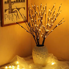 LED Branch Lights Battery Powered Decorative Lights Tall Vase Filler Willow Twig Lighted Branch For Home Christmas Decoration 2024 - buy cheap