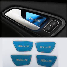 Car Door Bowl Decorated Patch Interior Handle Protector Cover Sticker for Ford Focus 2015 2016 2017 2018 Interior Accessories 2024 - buy cheap