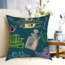 Bridgerton Necessities Design Pillow Case Printed Home Soft DIY Pillow cover Bridgerton Bridgertons Bridgertons Netflix 2024 - buy cheap