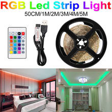 USB светодиодный светильник RGB DC 5 В гибкий RGBW светодиодный светильник неоновая лента светодиодный ТВ тыловая подсветка Ambi светильник украшение лампы 2024 - купить недорого