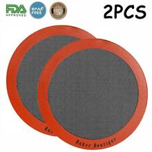 2PCS Silicone Pizza Mat Baking Mat Silicone Mat Silicone Pizza Baking Mat Macarons Baking Dish Baking Liner Bakeware Tools 2024 - buy cheap