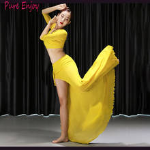 Disfraz de danza del vientre para mujer, traje de Baile Oriental rojo, verde y amarillo, novedad, gran oferta, 2019 2024 - compra barato