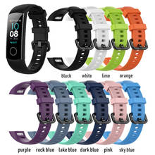 Для Huawei Honor 4/Honor 5 smart watch sport wristband силикона Замена Фирменная мягкая и гибкая модный Ремешок Браслет 2024 - купить недорого