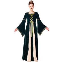 Ren-vestido de fantasia gótico, nobre, princesa, traje para cosplay de palco, feminino, roupa de renda, para adultos 2024 - compre barato