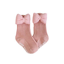 Newborn Baby Girls Cotton Socks Anti-Slip Autumn Spring Warm Soft Ribbed Cartoon Pattern Infant Toddler Children Socks 0-3T 2024 - buy cheap