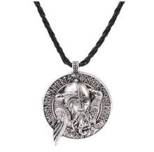 Viking viking odin corvo vintage pingente colar sobrenatural corvo runa talismã amuleto 2024 - compre barato