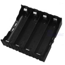 1 PC 4x 18650 Li-ion Battery Storage Plastic Clip Holder Case Box 8 Pin Contact Black 2024 - buy cheap
