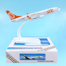 16CM 1:400 Brazil GOL Airlines Airplane Model Toys 737 B737-800 Aircraft Diecast Plastic  Plane Gifts Kids Airliner Souvenirs 2024 - buy cheap