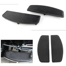 Motocicleta rider inserir footboard apoio para os pés resto do pé para harley touring 1986-19 2012 + dyna fld & 1986-mais tarde fl softail 2024 - compre barato