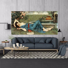 Pintura al óleo de Citon William Waterhouse, obra de arte en lienzo de verano dulce, póster, imagen, decoración de pared para el hogar y sala de estar 2024 - compra barato