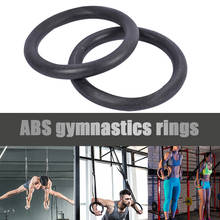 Anillos gimnásticos de ABS ajustables para entrenamiento de fuerza muscular, herramienta deportiva para Fitness en casa, CMG786 2024 - compra barato