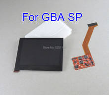 Kits de reemplazo de pantalla LCD IPS para Nintendo GBA SP, pantalla LCD de retroiluminación IPS, pantalla laminada de alto brillo, Kits LCD para GBASP 2024 - compra barato