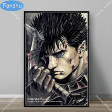 New Poster Berserk Hot Japan Anime Wall Art Canvas Painting Posters and Prints for Room Decorative Home Decor 2024 - buy cheap